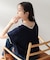 【11色展開/体型カバー】前後2WAYフレンチスリーブニット
