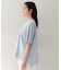 【洗える/Tシャツ】異素材ドッキングプルオーバー