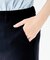 【仕事着スーツ/後ろウエストゴム】ワイドパンツ