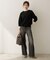 【アンサンブル可能/オンオフ使える】シルクウールカシミヤプルオーバー