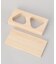 ふんわりできる、国産天然木ひのきのおむすび型 2個