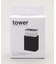 ポップアップ式綿棒ケース WH 山崎実業 ＜tower  タワー＞