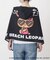 日焼けハローキティ 冷感タオルポンチョ LEOPARD BK