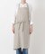 リネンのネックエプロン フリー キナリ ＜LINEN&BASIC リネンアンドベーシック＞