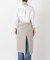 リネンのネックエプロン フリー キナリ ＜LINEN&BASIC リネンアンドベーシック＞