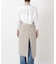 リネンのネックエプロン フリー キナリ ＜LINEN&BASIC リネンアンドベーシック＞