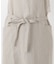 リネンのネックエプロン フリー キナリ ＜LINEN&BASIC リネンアンドベーシック＞