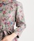 【WEB限定／9分袖／M＿LL 3サイズ】ペンブリー柄 シャンタンワンピース