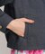 【洗える】ノーカラー デニムジャケット