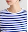 【日本製/ワンマイルウエア】コットン ボーダー裏毛長袖Tシャツ