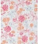 【WEB限定／お配りギフトにおすすめ！／ラッピング資材付き】大リボン＆お花 プリントハンカチ ピンク 5枚セット