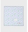 【WEB限定／お配りギフトにおすすめ！／ラッピング資材付き】アリーブルーベルウィズスポット柄プリントタオルハンカチ 5枚セット