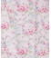 【WEB限定／お配りギフトにおすすめ！／ラッピング資材付き】小リボン＆お花 プリントハンカチ ピンク 5枚セット