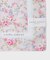【WEB限定／お配りギフトにおすすめ！／ラッピング資材付き】小リボン＆お花 プリントハンカチ ピンク 5枚セット
