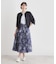 【洗える／プラケット刺繍入り／羽織に使える】シアーブルゾン