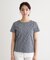 【接触冷感／マシンウォッシュ可】スウィート アリッサム柄スムースTシャツ