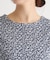 【接触冷感／マシンウォッシュ可】スウィート アリッサム柄スムースTシャツ