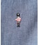 【刺繍入り／日本製／ワンマイルウエア】ラウンドカラーシャツ