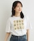 【接触冷感／吸水速乾性／抗菌防臭】パーショア ポストカーズ柄Tシャツ