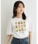 【接触冷感／吸水速乾性／抗菌防臭】パーショア ポストカーズ柄Tシャツ