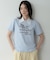 メッセージプリントクルーネックTシャツ