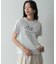 メッセージプリントクルーネックTシャツ