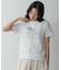 メッセージプリントクルーネックTシャツ