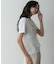 メッセージプリントクルーネックTシャツ