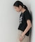 メッセージプリントクルーネックTシャツ