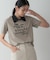 メッセージプリントクルーネックTシャツ