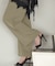 Comfy SET UP｜イージーストレートワイドパンツ【セットアップ対応／通勤／カセット服／接触冷感／UVカット】
