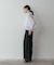 Comfy SET UP｜イージーストレートワイドパンツ【セットアップ対応／通勤／カセット服／接触冷感／UVカット】