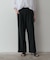 Comfy SET UP｜イージーストレートワイドパンツ【セットアップ対応／通勤／カセット服／接触冷感／UVカット】