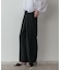 Comfy SET UP｜イージーストレートワイドパンツ【セットアップ対応／通勤／カセット服／接触冷感／UVカット】
