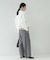 Comfy SET UP｜イージーストレートワイドパンツ【セットアップ対応／通勤／カセット服／接触冷感／UVカット】