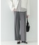 Comfy SET UP｜イージーストレートワイドパンツ【セットアップ対応／通勤／カセット服／接触冷感／UVカット】