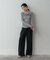 Comfy SET UP｜イージーサイドラインワイドパンツ【セットアップ対応／通勤／カセット服／接触冷感／UVカット】