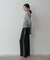 Comfy SET UP｜イージーサイドラインワイドパンツ【セットアップ対応／通勤／カセット服／接触冷感／UVカット】