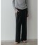 Comfy SET UP｜イージーサイドラインワイドパンツ【セットアップ対応／通勤／カセット服／接触冷感／UVカット】