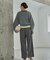 Comfy SET UP｜イージーサイドラインワイドパンツ【セットアップ対応／通勤／カセット服／接触冷感／UVカット】