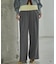 Comfy SET UP｜イージーサイドラインワイドパンツ【セットアップ対応／通勤／カセット服／接触冷感／UVカット】