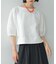 ハーフスリーブフォルムカットソー【再入荷／マシンウォッシュ／接触冷感】