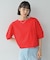 ハーフスリーブフォルムカットソー【再入荷／マシンウォッシュ／接触冷感】