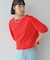 ハーフスリーブフォルムカットソー【再入荷／マシンウォッシュ／接触冷感】