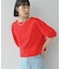 ハーフスリーブフォルムカットソー【再入荷／マシンウォッシュ／接触冷感】