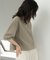 ハーフスリーブフォルムカットソー【再入荷／マシンウォッシュ／接触冷感】