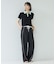 【一部店舗限定】パイピング裏毛ワイドパンツ