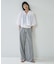 【一部店舗限定】パイピング裏毛ワイドパンツ