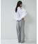 【一部店舗限定】パイピング裏毛ワイドパンツ