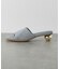 【LE VERNIS】Metal heel sandals